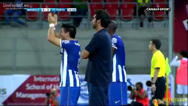 Golo de Iturbe na vitória do Porto sobre o Marselha por 3 a 0